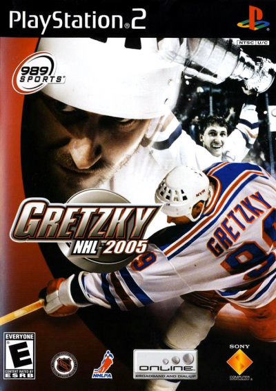 Pochette Gretzky NHL 2005 version PlayStation 2