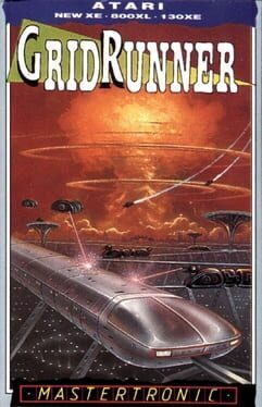 Pochette Gridrunner version Atari 800