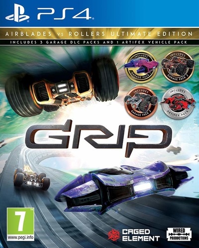 Pochette GRIP : Combat Racing version PlayStation 4