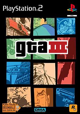 Pochette Grand Theft Auto III version PlayStation 2