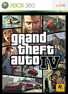 Pochette Grand Theft Auto IV version Xbox 360