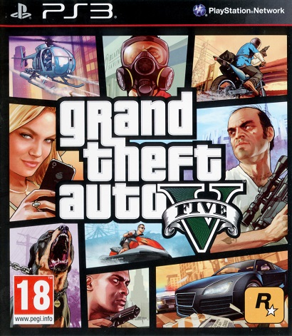 Pochette Grand Theft Auto V version PlayStation 3