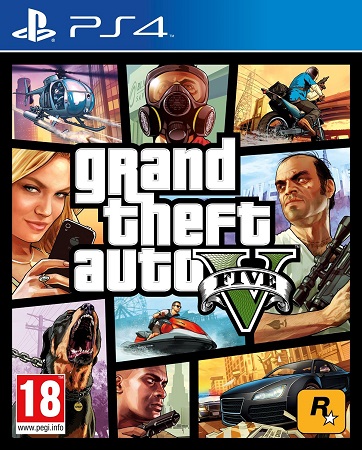 Pochette Grand Theft Auto V version PlayStation 4