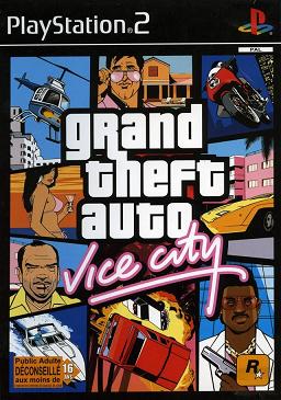 Pochette Grand Theft Auto : Vice City version PlayStation 2
