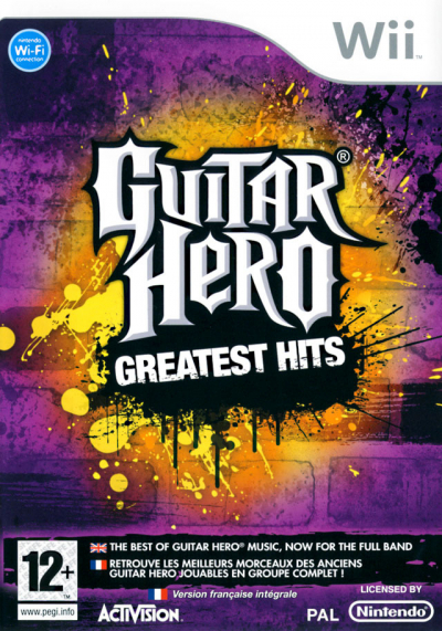 Pochette Guitar Hero : Greatest Hits version Wii
