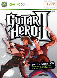 Pochette Guitar Hero II version Xbox 360