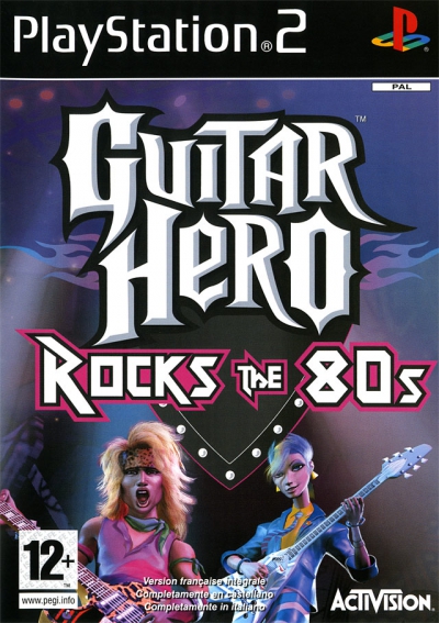 Pochette Guitar Hero II Rocks the 80's version PlayStation 2