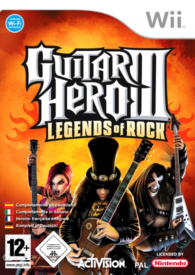 Pochette Guitar Hero III : Legends of Rock version Wii