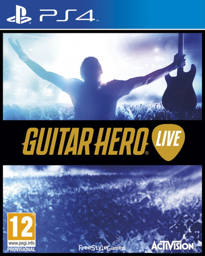 Pochette Guitar Hero Live version PlayStation 4