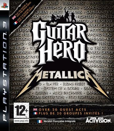 Pochette Guitar Hero : Metallica version PlayStation 3