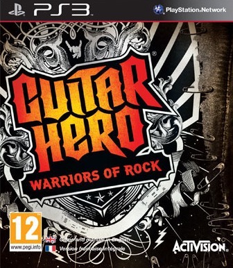 Pochette Guitar Hero : Warriors of Rock version PlayStation 3