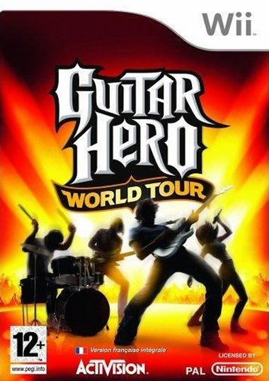 Pochette Guitar Hero : World Tour version Wii