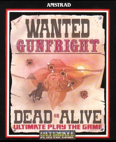 Pochette Gunfright version Amstrad CPC
