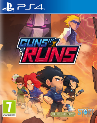 Pochette Guns N' Runs version PlayStation 4