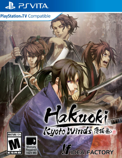 Pochette Hakuoki : Kyoto Winds version PSVita