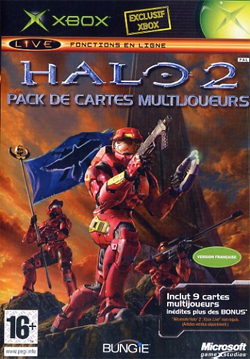 Pochette Halo 2 Pack de cartes multijoueurs version Xbox