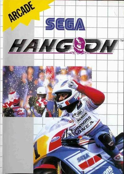 Pochette Hang-On version Master System