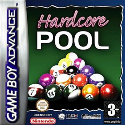 Pochette Hardcore Pool version GameBoy Advance