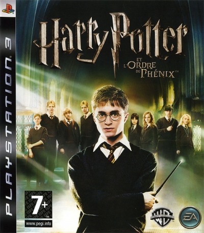 Pochette Harry Potter et l'Ordre du Phénix version PlayStation 3