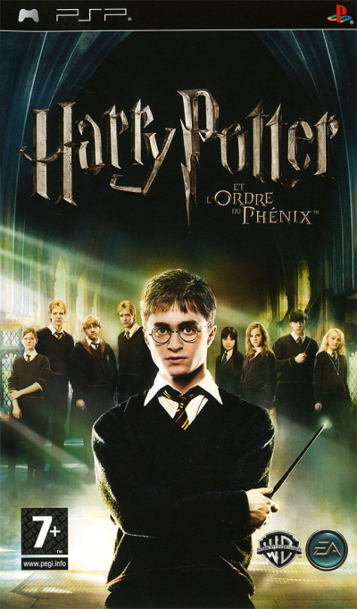 Pochette Harry Potter et l'Ordre du Phénix version PSP