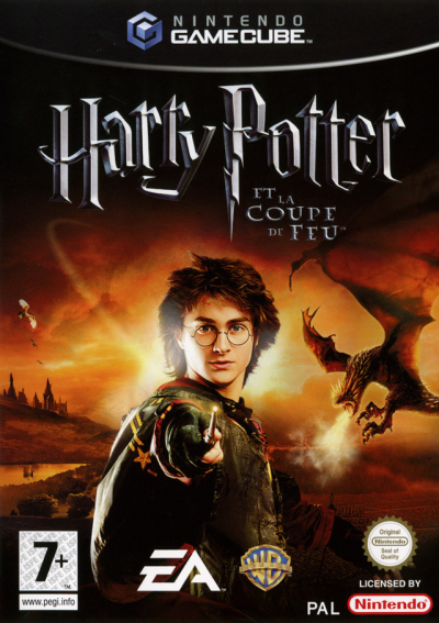 Pochette Harry Potter et la coupe de feu version GameCube