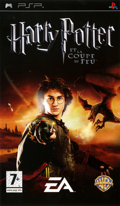 Pochette Harry Potter et la coupe de feu version PSP