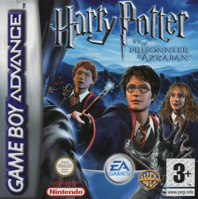 Pochette Harry Potter et le prisonnier d'Azkaban version GameBoy Advance