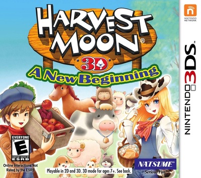 Pochette Harvest Moon 3D : A New Beginning version 3DS