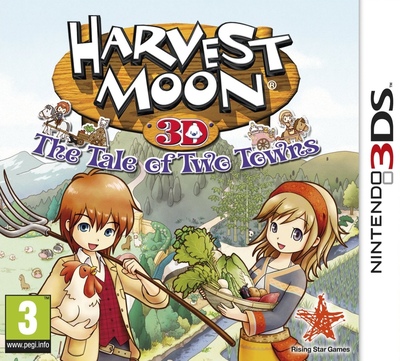 Pochette Harvest Moon 3D : The Tale of Two Towns version 3DS