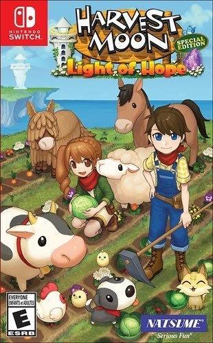 Pochette Harvest Moon : Lumière d'espoir version Switch