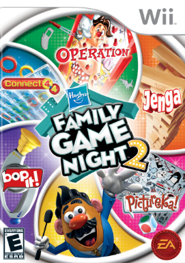 Pochette Hasbro Family Game Night 2 version Wii