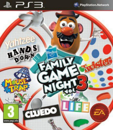 Pochette Hasbro Family Game Night 3 version PlayStation 3