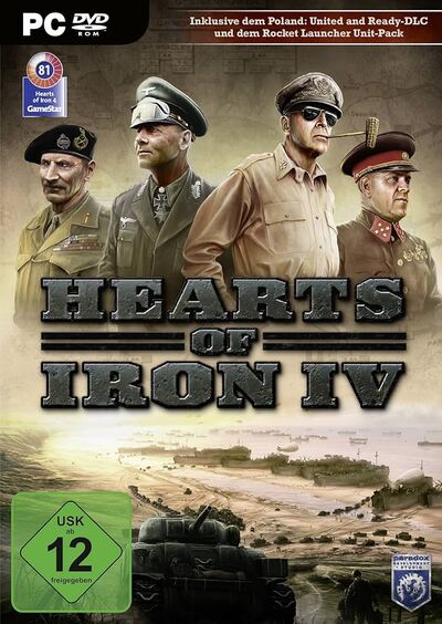 Pochette Hearts of Iron IV version PC Windows