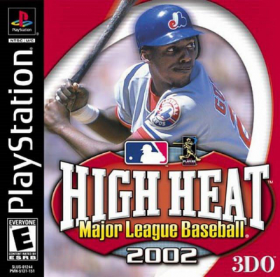 Pochette High Heat Major League Baseball 2002 version PlayStation