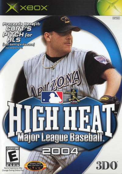 Pochette High Heat Major League Baseball 2004 version Xbox