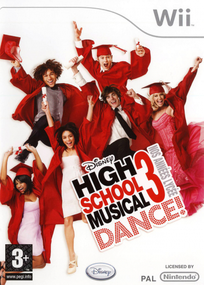 Pochette High School Musical 3 : Nos années lycée - Dance version Wii