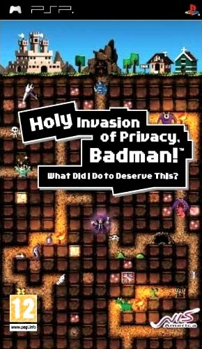Pochette Holy Invasion of Privacy Badman! What did I do to deserve this? version PSP