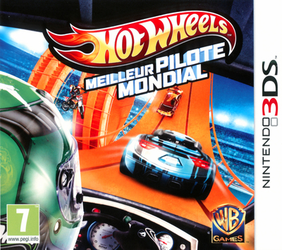 Pochette Hot Wheels : Meilleur pilote mondial version 3DS