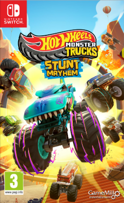 Pochette Hot Wheels Monster Trucks : Stunt Mayhem version Switch