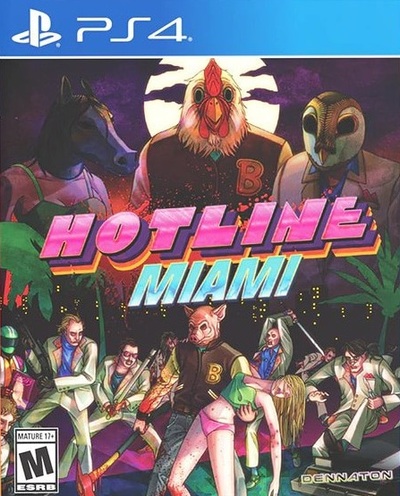 Pochette Hotline Miami version PlayStation 4