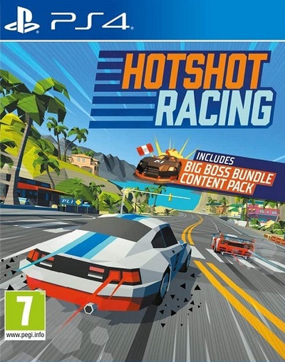 Pochette Hotshot Racing version PlayStation 4