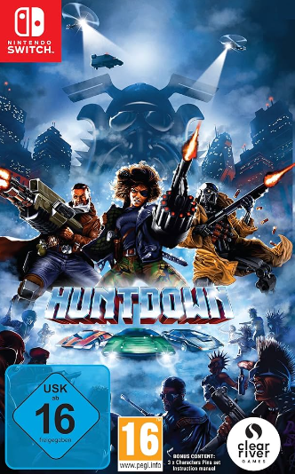 Pochette HUNTDOWN version Switch