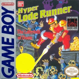 Pochette Hyper Lode Runner version GameBoy/Color