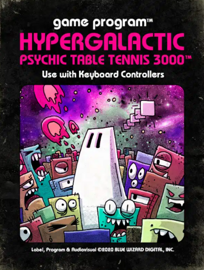 Pochette Hypergalactic Psychic Table Tennis 3000 version PC Windows
