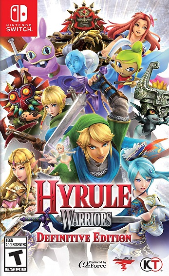 Pochette Hyrule Warriors : Definitive Edition version Switch