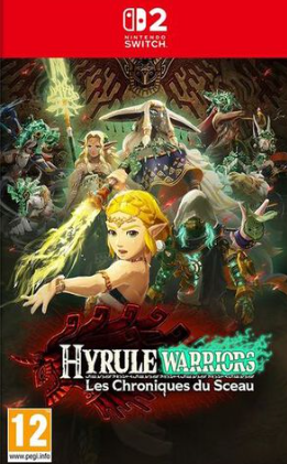 Pochette Hyrule Warriors : Les Chroniques du Sceau version Switch 2
