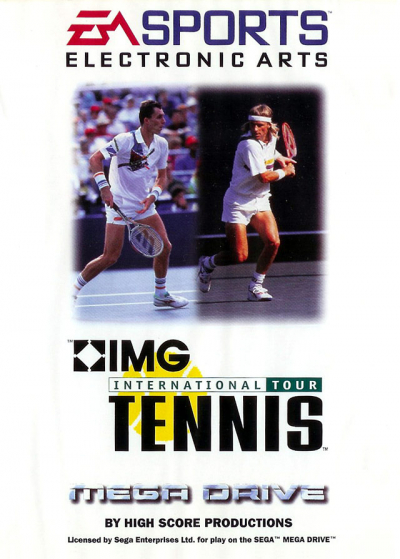 Pochette IMG International Tennis Tour version Megadrive