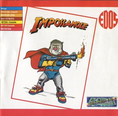 Pochette Impossamole version Atari ST