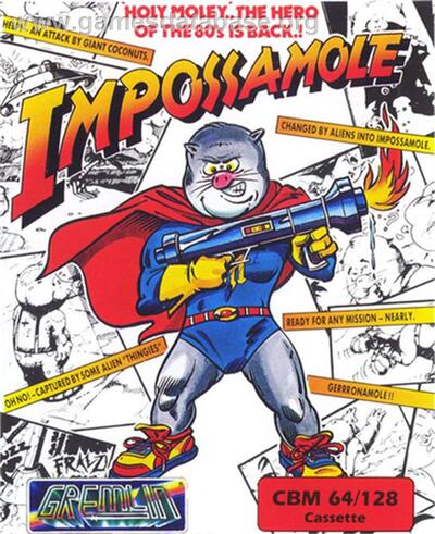 Pochette Impossamole version Commodore 64