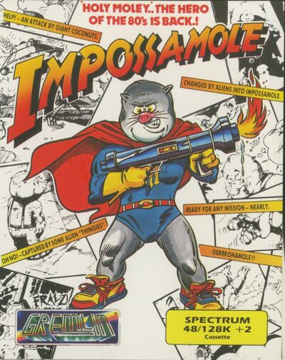 Pochette Impossamole version ZX Spectrum